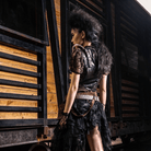 RQ-BL Goth Waist Belt with Pouch