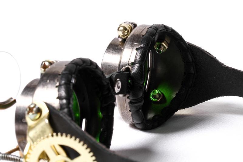 Men's Steampunk Welding Goggles with Gears