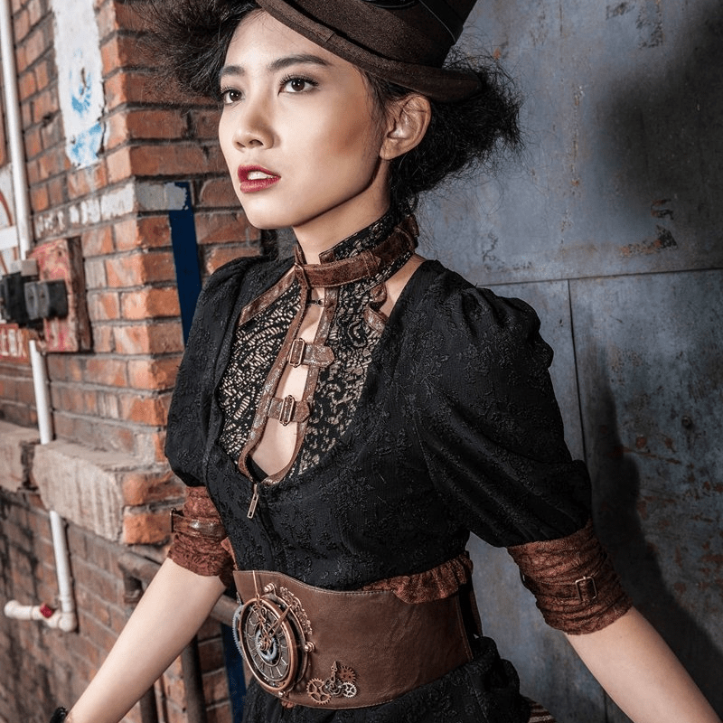 RQ-BL Steampunk Clock part Broad Waist Belt
