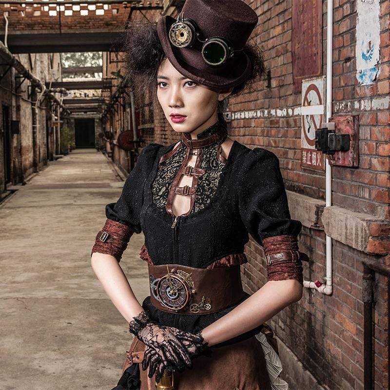 RQ-BL Steampunk Clock part Broad Waist Belt