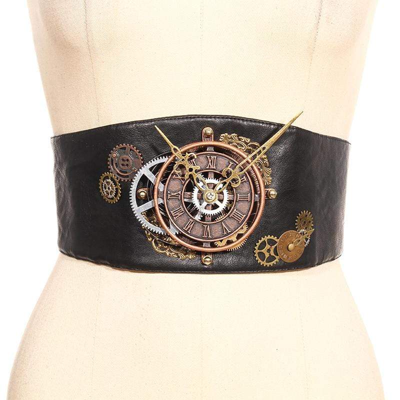 RQ-BL Steampunk Clock part Broad Waist Belt