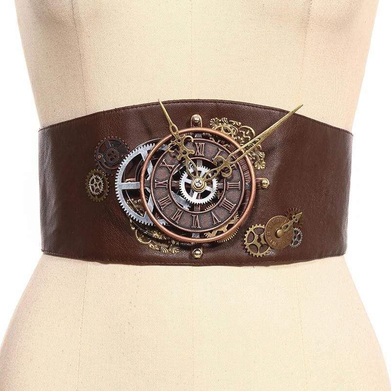 RQ-BL Steampunk Clock part Broad Waist Belt