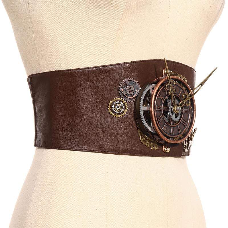 RQ-BL Steampunk Clock part Broad Waist Belt