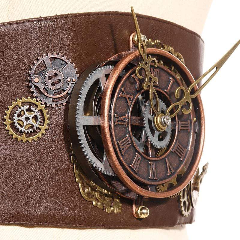 RQ-BL Steampunk Clock part Broad Waist Belt