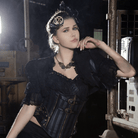 RQ-BL Steampunk Clock Part Necklace