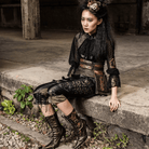 RQ-BL Steampunk Double Belt with Pouch