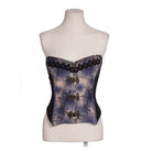 RQ-BL Steampunk Leather Corset  Top