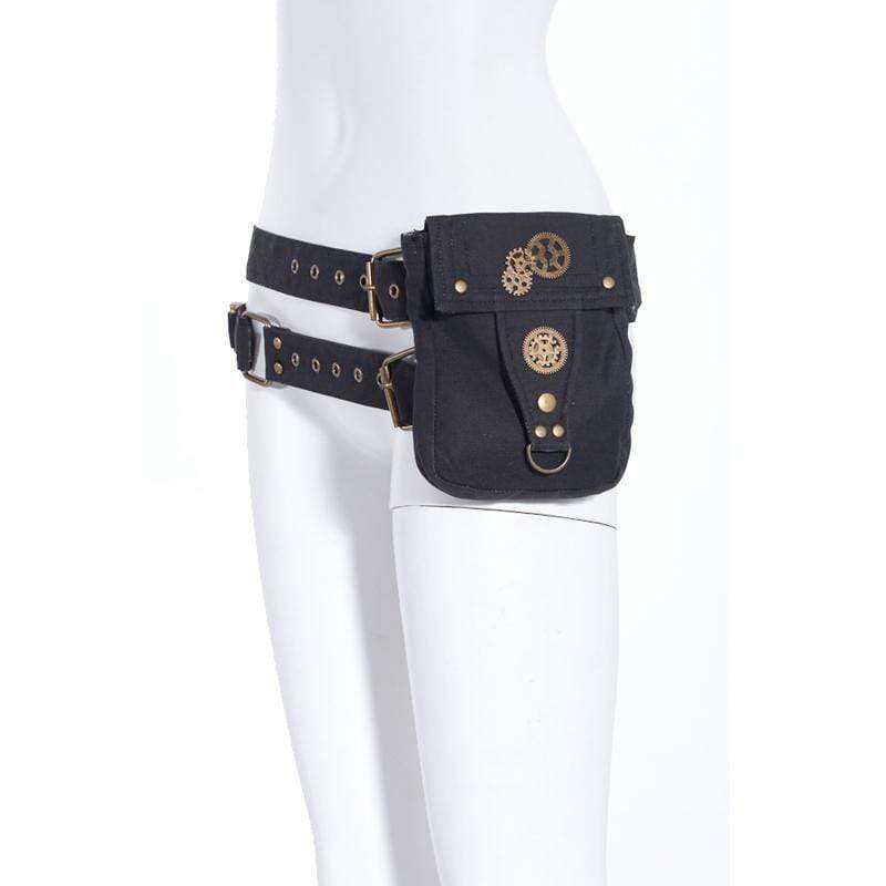 RQ-BL Steampunk Waist Bag