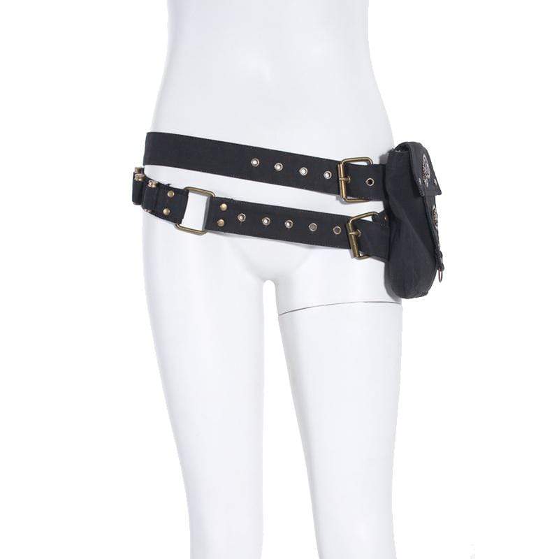 RQ-BL Steampunk Waist Bag