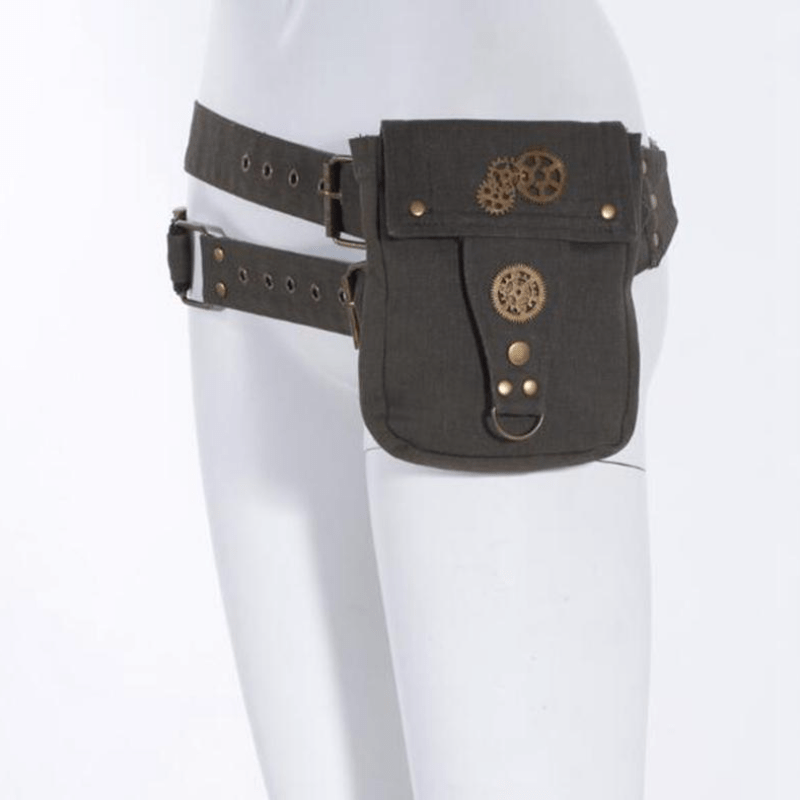 RQ-BL Steampunk Waist Bag