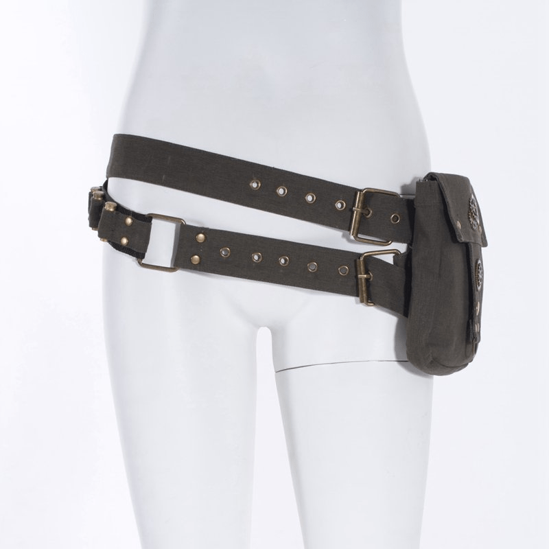 RQ-BL Steampunk Waist Bag