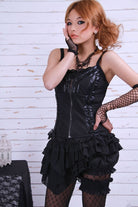 Stylish Checked Maid's Cosplay Skirt