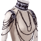 RQ-BL Women's Ornate Steampunk Neck And Shoulder Ornament