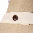 RQ-BL Women's Steampunk Lace Hem Ruffled Shirt with Neckwear