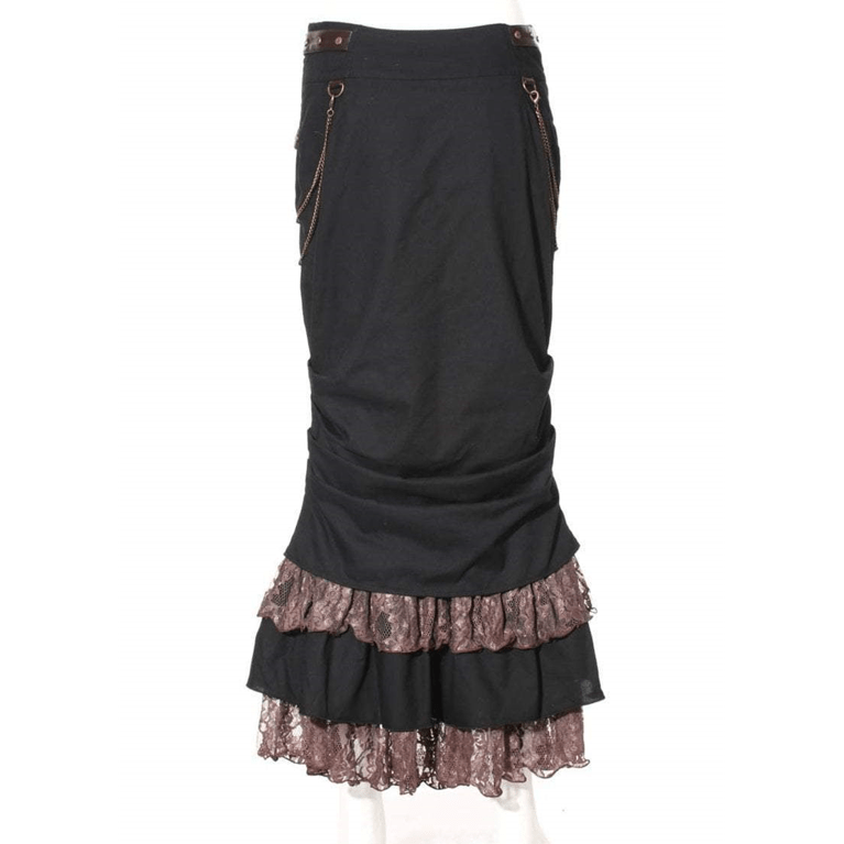 RQ-BL Women's Steampunk Mermaid Skirt