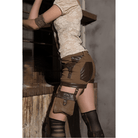 RQ-BL Women's Steampunk Shorts with Thigh Pouch