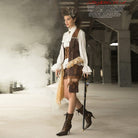 RQ-BL Women's Steampunk Shorts with Thigh Pouch