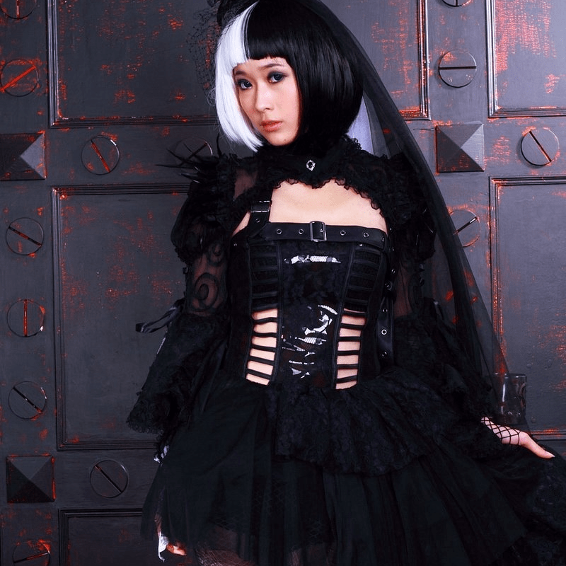 RQ-BL Women's Vintage Cape In Fine Lace