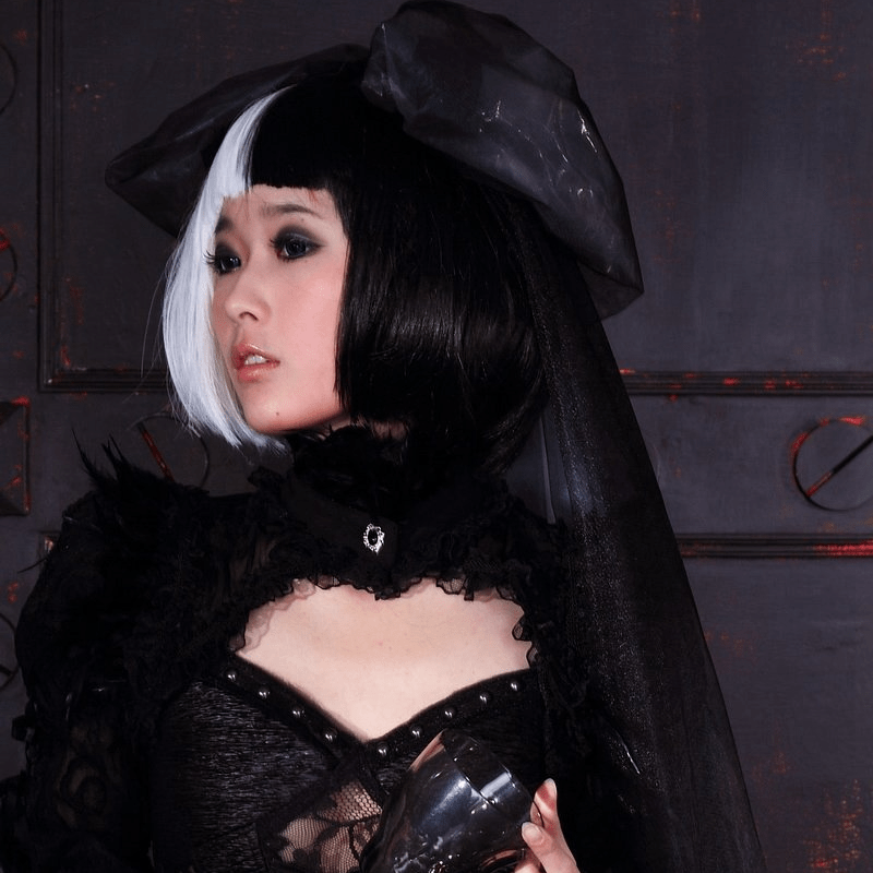 RQ-BL Women's Vintage Cape In Fine Lace