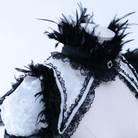 RQ-BL Women's Vintage Cape In Fine Lace